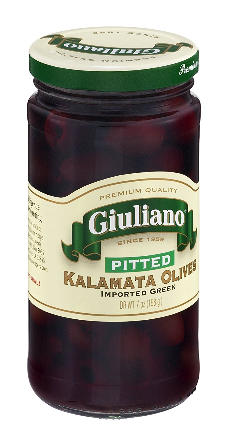 GIULIANO: Pitted Kalamata Olives, 7 oz - Vending Business Solutions