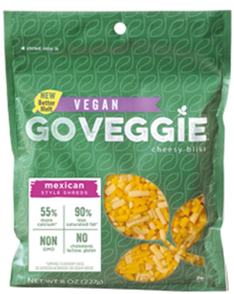GO VEGGIE: Dairy Free Cheese Mexican Style Shreds, 8 oz - Vending Business Solutions