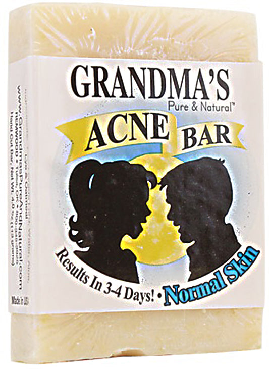 GRANDMA'S: Pure & Natural Acne Bar For Normal Skin, 4 oz - Vending Business Solutions