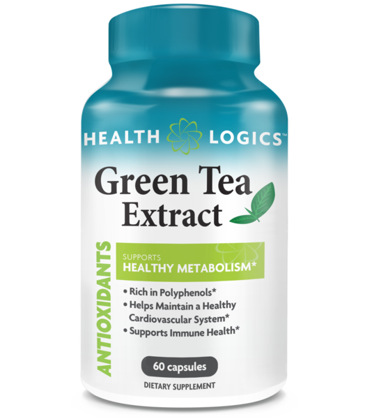 HEALTH LOGICS: Green Tea Extract Capsules, 60 cp - Vending Business Solutions