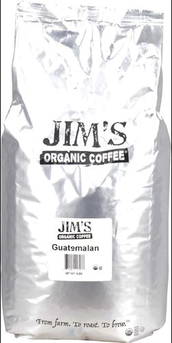 JIMS ORGANIC COFFEE: Organic Guatemalan Atitlan Coffee, 5 lb - Vending Business Solutions
