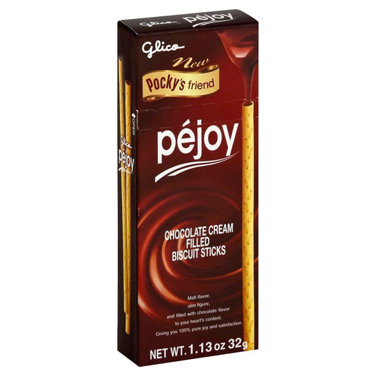 GLICO: Pocky Pejoy Chocolate Biscuit Sticks, 1.13 oz - Vending Business Solutions