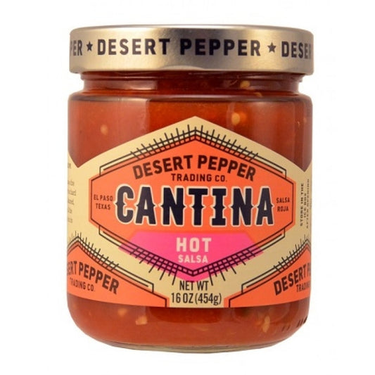 DESERT PEPPER: Salsa Cantina Hot Red, 16 oz - Vending Business Solutions