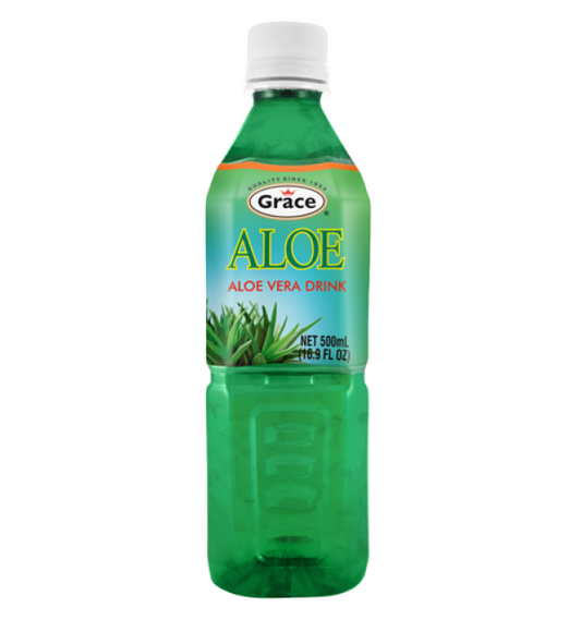 GRACE CARIBBEAN: Aloe Vera Drink, 16.9 oz - Vending Business Solutions