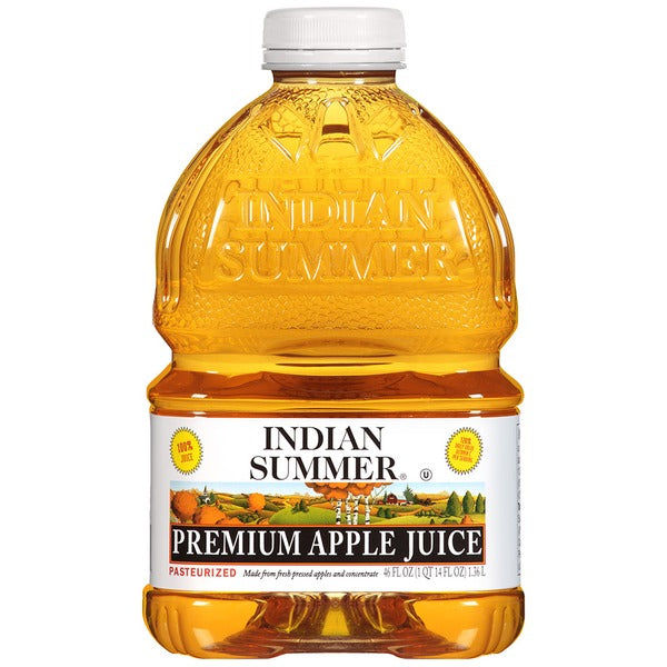 INDIAN SUMMER: Premium Apple Juice, 46 oz - Vending Business Solutions