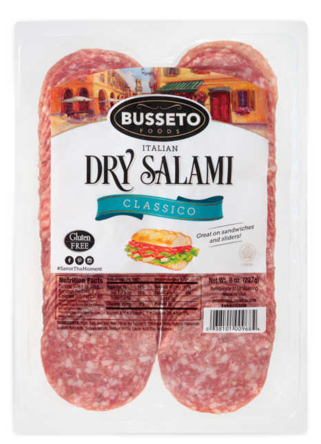 BUSSETO: Italian Dry Salami, 8 oz - Vending Business Solutions