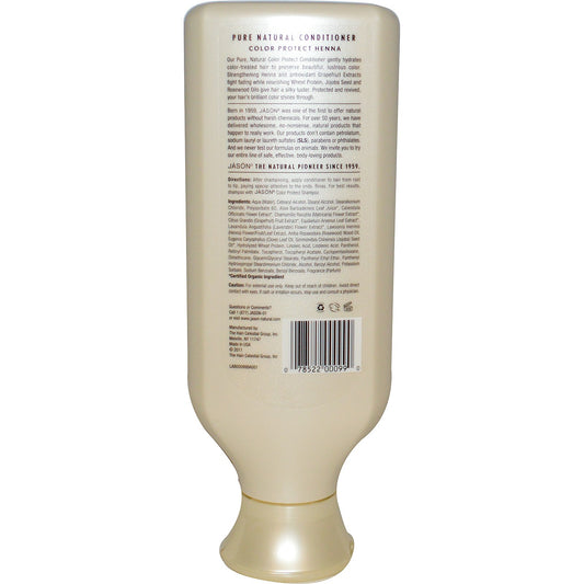 JASON: Pure Natural Conditioner Color Protect Henna, 16 Oz - Vending Business Solutions