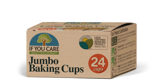 IF YOU CARE: Jumbo Baking Cups, 24 pc - Vending Business Solutions