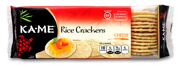 KA ME: Cheese Rice Crackers, 3.5 oz - Vending Business Solutions