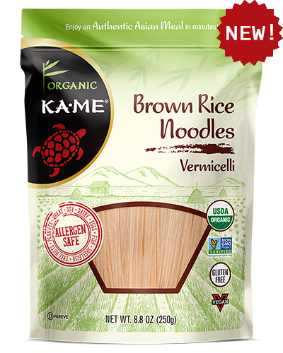 KA ME: Organic Brown Rice Noodles Vermicelli, 8.8 oz - Vending Business Solutions