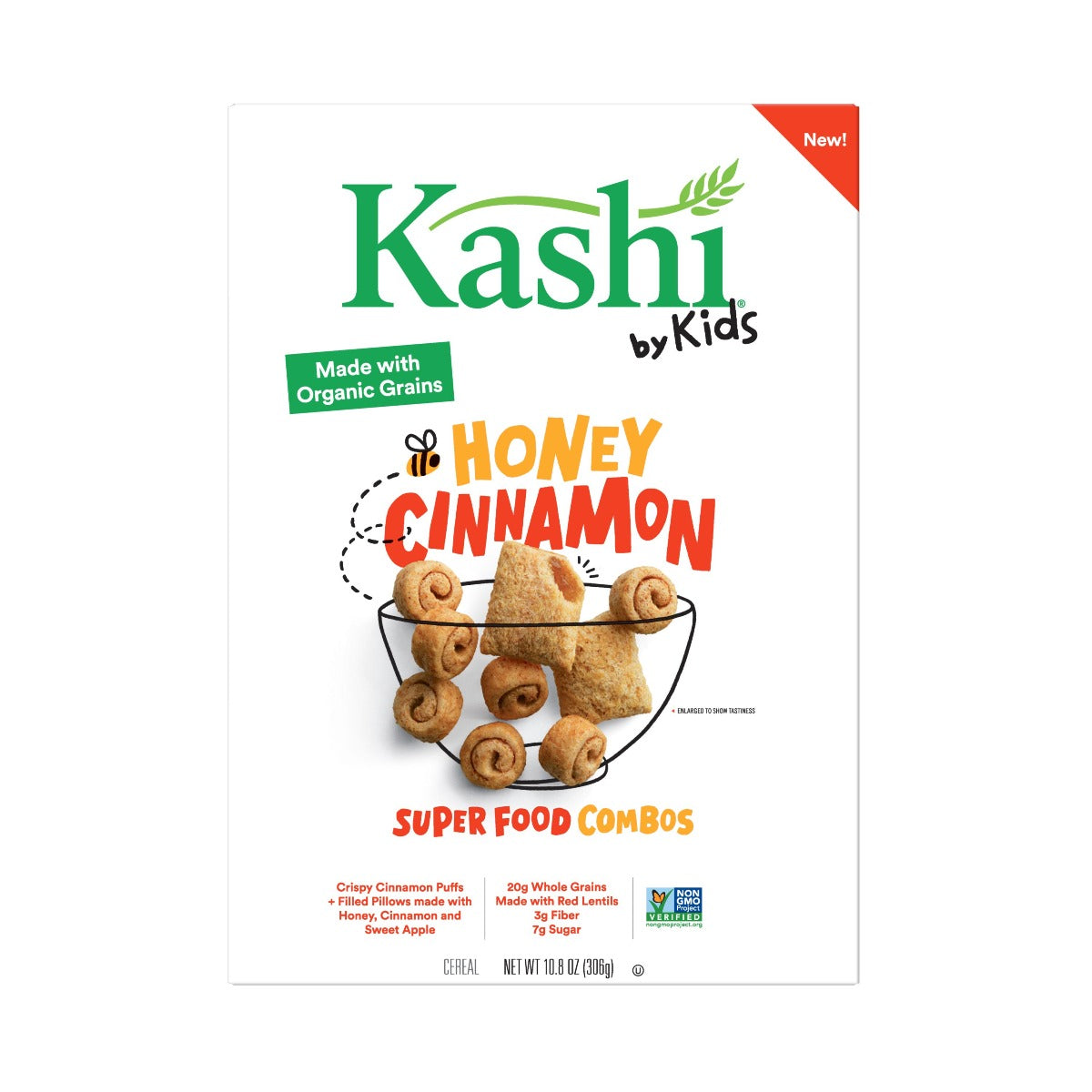 KASHI: Kids Cereal Honey Cinnamon, 10.8 oz - Vending Business Solutions