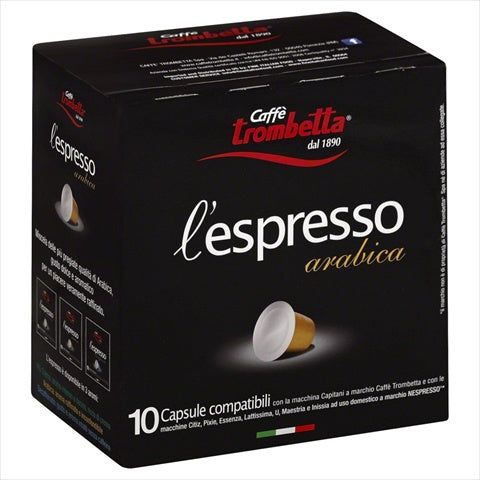 CAFFE TROMBETTA: Espresso Pod Arabica, 10 pc - Vending Business Solutions