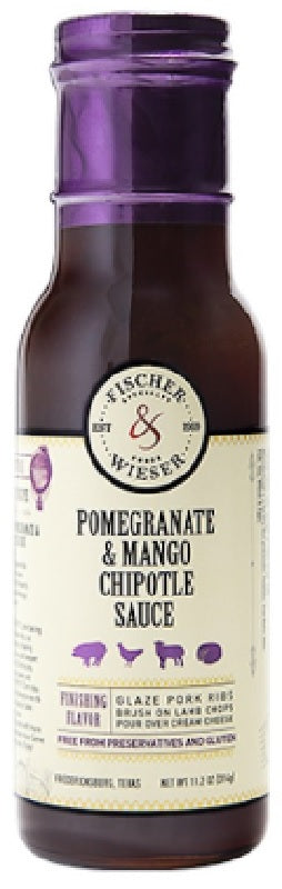 FISCHER & WIESER: Chipotle Sauce Pomegranate and Mango, 11.2 oz - Vending Business Solutions