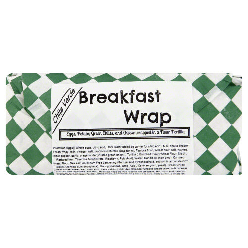 CLARAS KITCHEN: Chile Verde Breakfast Wrap, 8 oz - Vending Business Solutions