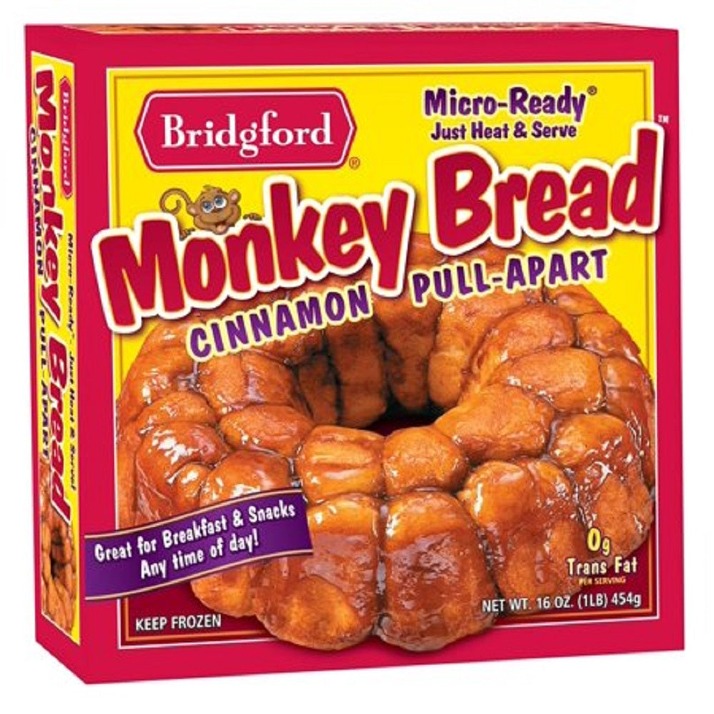 BRIDGFORD: Cinnamon Pull-Apart Monkey Bread, 16 oz - Vending Business Solutions