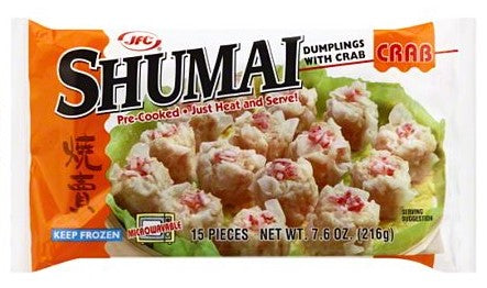 JFC INTERNATIONAL: Crab Shumai, 7.60 oz - Vending Business Solutions