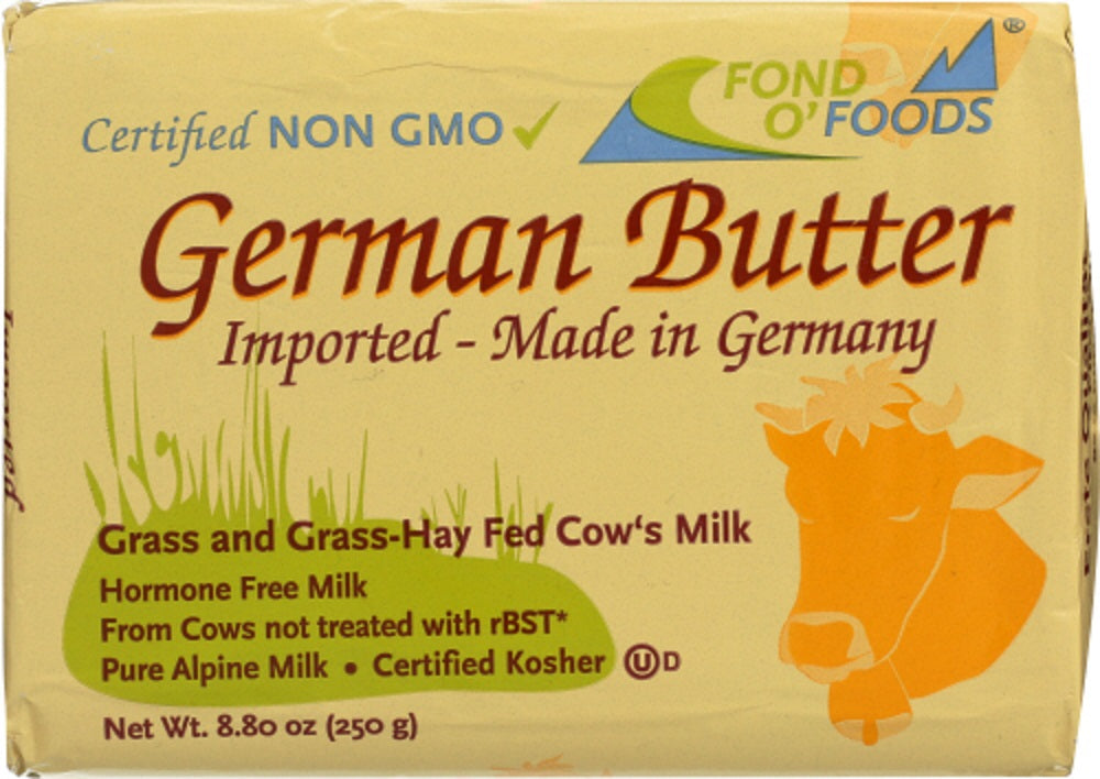FOND O' FOODS: German Butter, 8.80 oz - Vending Business Solutions