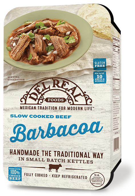 DEL REAL FOODS: Barbacoa Slow Cooked Beef, 15 oz - Vending Business Solutions