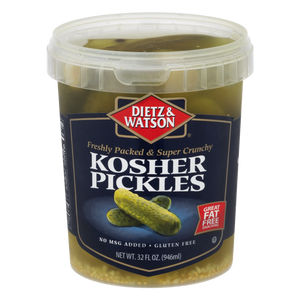 DIETZ AND WATSON: Kosher Pickles, 32 oz - Vending Business Solutions