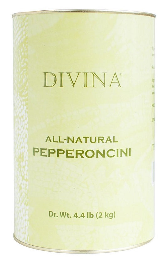 DIVINA: All Natural Pepperoncini, 4.4 lb - Vending Business Solutions