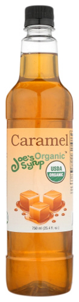 JOE'S SRYRUP: Organic Caramel Syrup, 25.40 oz - Vending Business Solutions