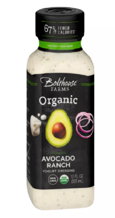 BOLTHOUSE FARMS: Organic Avocado Ranch Yogurt Dressing, 12 oz - Vending Business Solutions