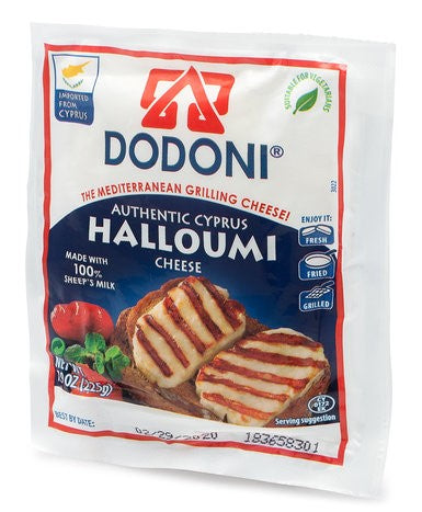 DODONI: Authentic Cyprus Halloumi Cheese, 7.9 oz - Vending Business Solutions