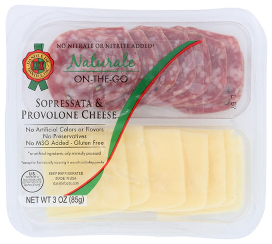 DANIELE: Sopressata & Provolone Cheese Snack Pack, 3 oz - Vending Business Solutions
