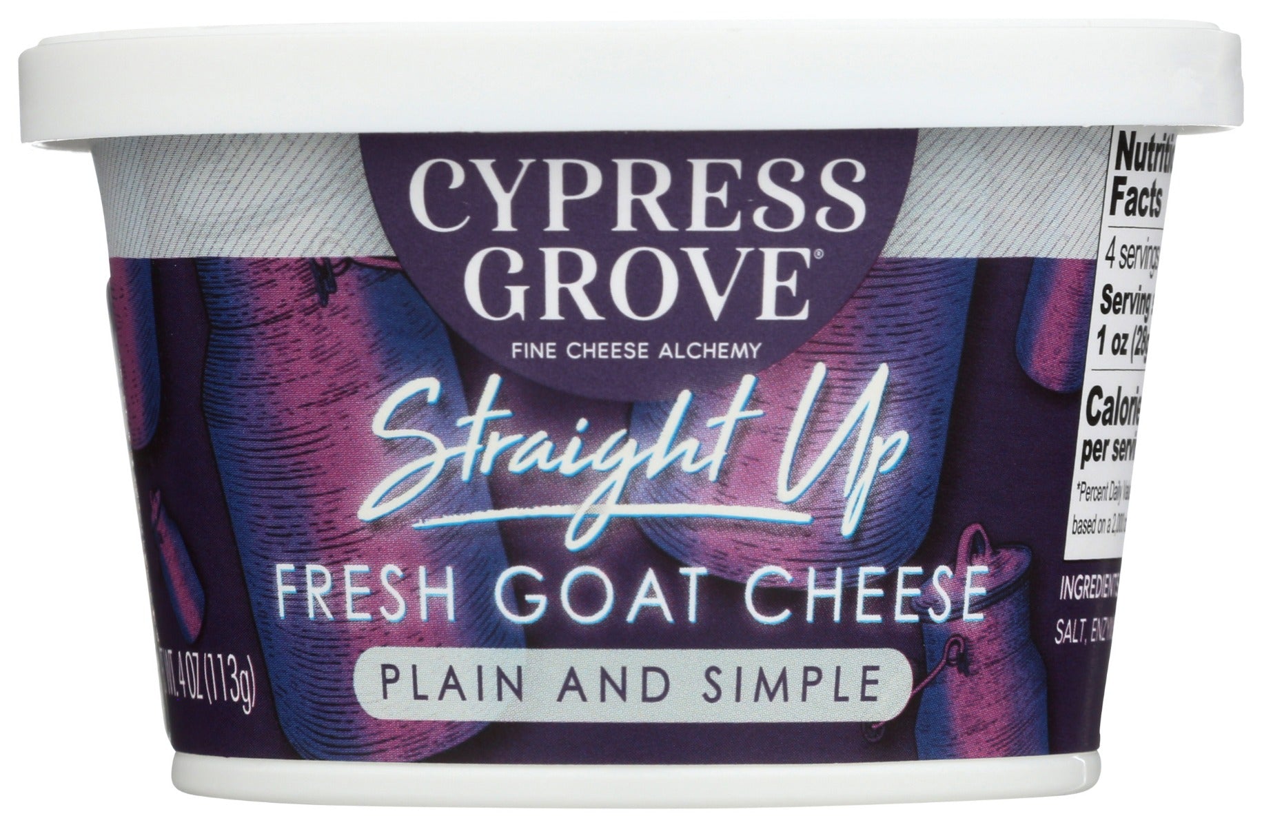 CYPRESS GROVE: Straight Up Cheese, 4 oz - Vending Business Solutions