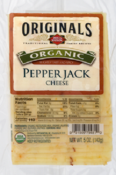 DIETZ AND WATSON: Pepper Jack Pre-Sliced Cheese, 5 oz - Vending Business Solutions