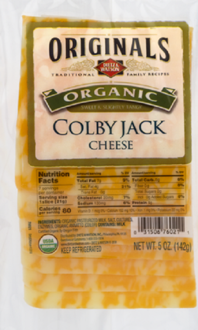 DIETZ AND WATSON: Colby Jack Pre-Sliced Cheese, 5 oz - Vending Business Solutions
