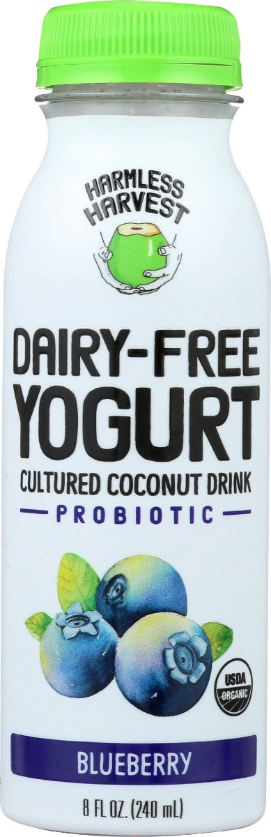 HARMLESS HARVEST: Dairy-Free Yogurt Drink Blueberry, 8 oz - Vending Business Solutions