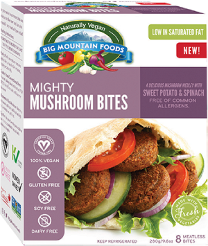 BIG MOUNTAIN FOODS: Mighty Mushroom Bites, 9.8 oz - Vending Business Solutions