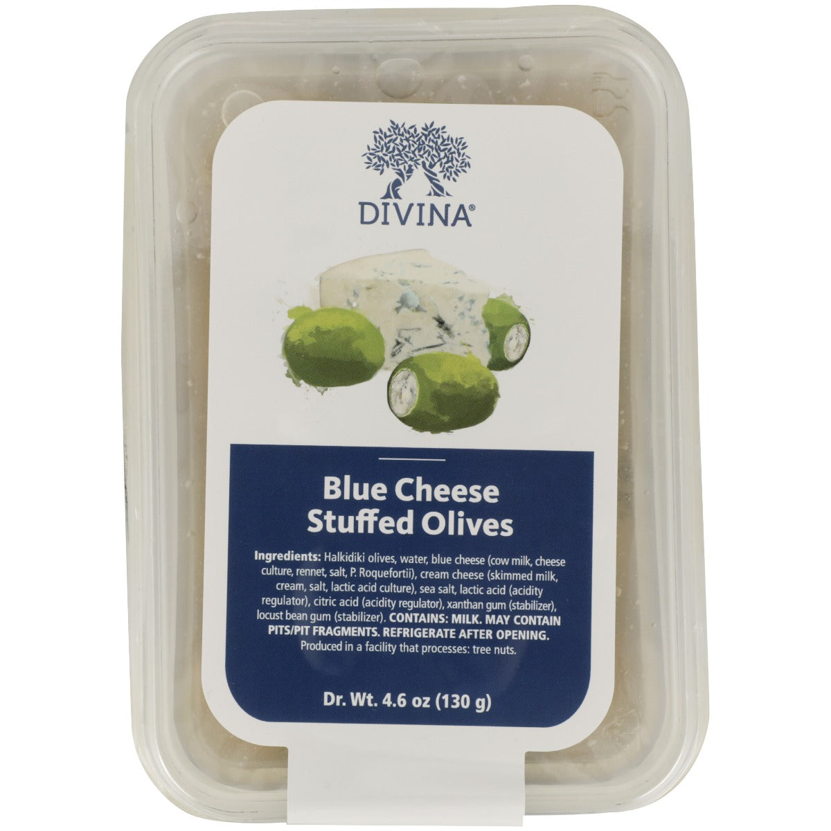 DIVINA: Blue Cheese Stuffed Olives, 4.60 oz - Vending Business Solutions