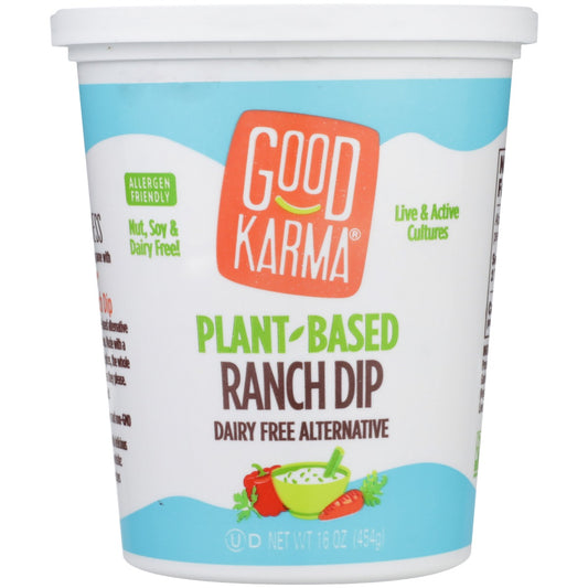 GOOD KARMA: Plant-Based Ranch Dip, 16 oz - Vending Business Solutions