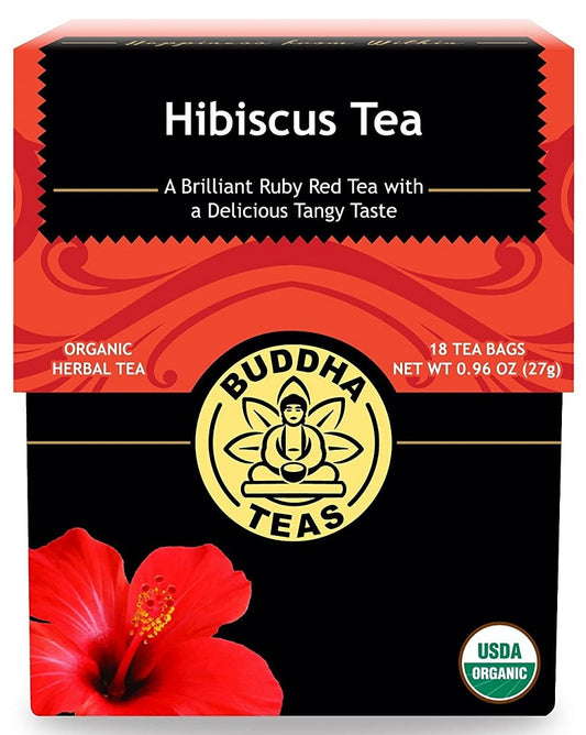 BUDDHA TEAS: Hibiscus Tea, 18 bag - Vending Business Solutions