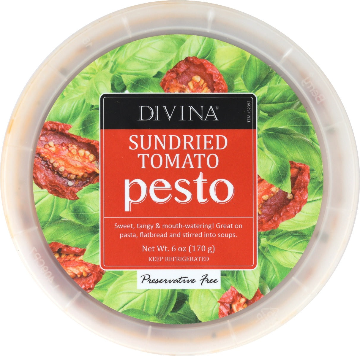 DIVINA: Sundried Tomato Pesto, 6 oz - Vending Business Solutions