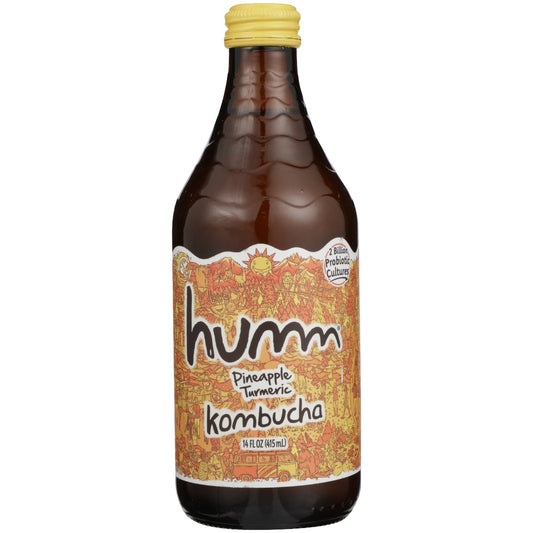 HUMM: Pineapple Turmeric Kombucha, 14 oz - Vending Business Solutions