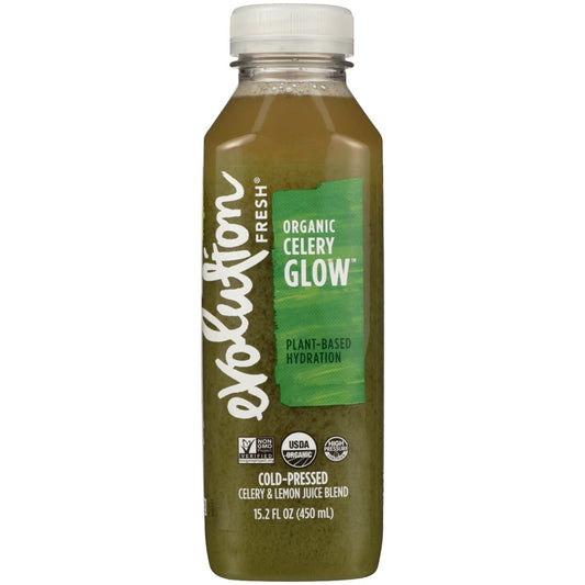 EVOLUTION: Organic Celery Glow Juice, 15.20 oz - Vending Business Solutions