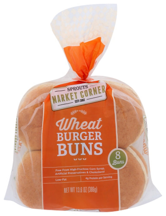 GONNELLA FROZEN: Wheat Burger Buns, 13.60 oz - Vending Business Solutions