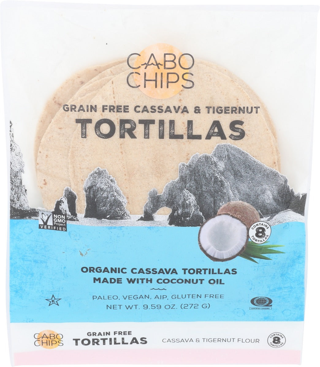 CABO CHIPS: Cassava and Tigernut Tortillas, 9.59 oz - Vending Business Solutions