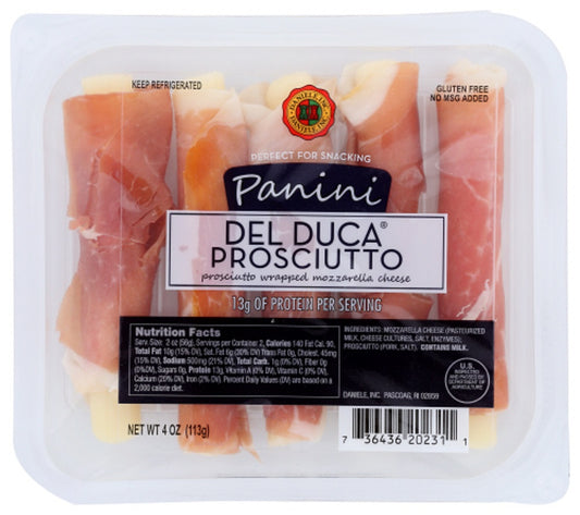 DANIELE: Panini Del Duca Prosciutto, 4 oz - Vending Business Solutions