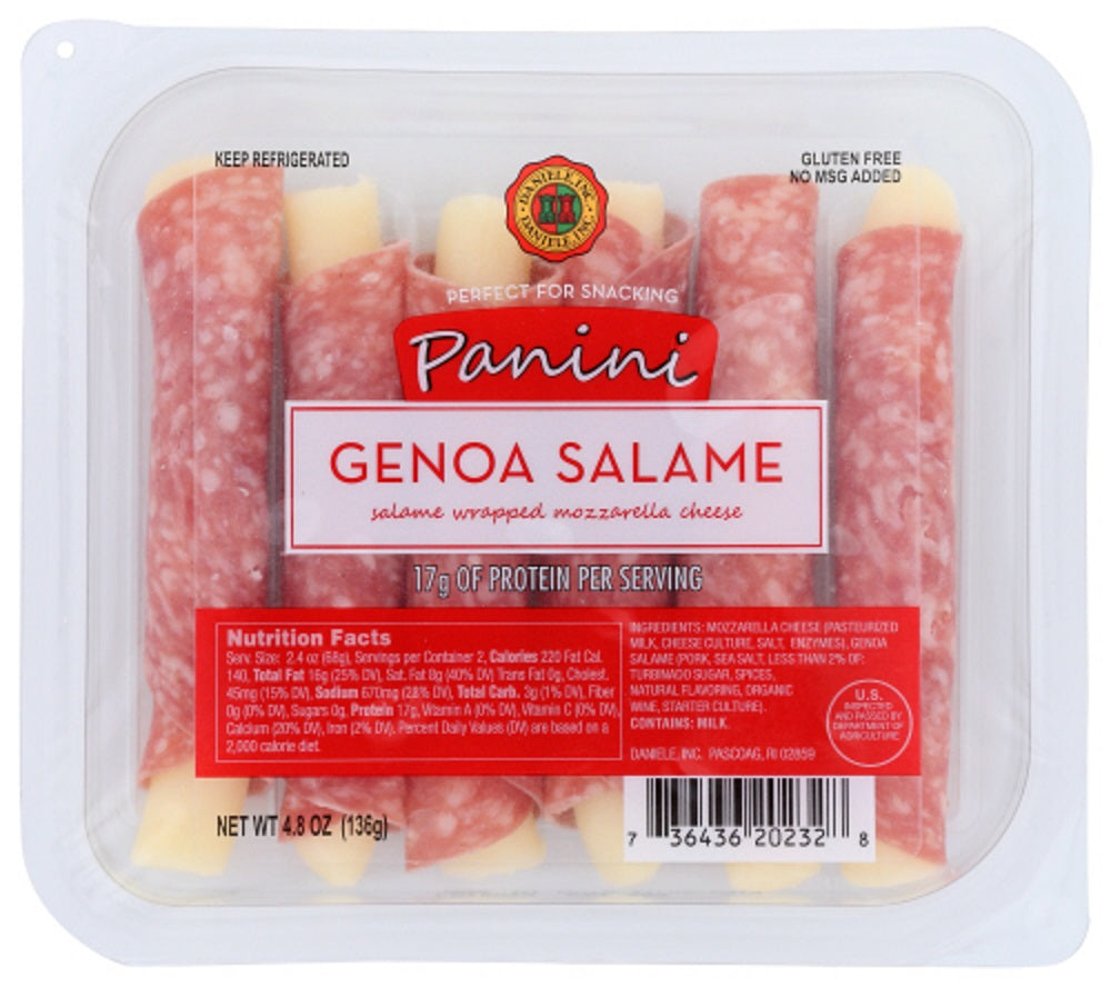 DANIELE CHARCUTERIE: Panini Genoa Salame, 4.80 oz - Vending Business Solutions