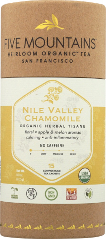 FIVE MOUNTAINS: Nile Valley Chamomile Tea, 15 bg - Vending Business Solutions