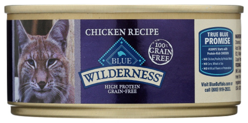 BLUE BUFFALO: Wilderness Adult Cat Food Chicken Recipe, 5.50 oz - Vending Business Solutions