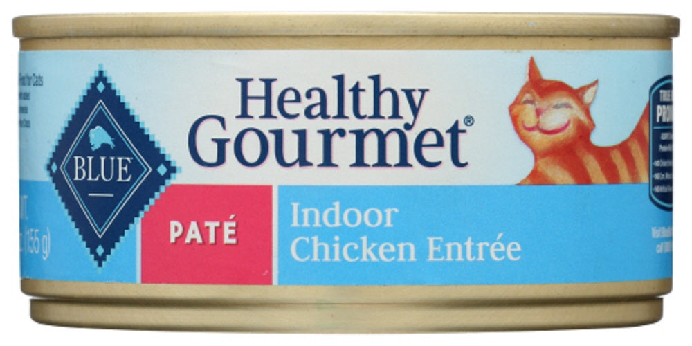 BLUE BUFFALO: Healthy Gourmet Indoor Adult Cat Food Chicken Entree, 5.50 oz - Vending Business Solutions