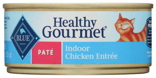 BLUE BUFFALO: Healthy Gourmet Indoor Adult Cat Food Chicken Entree, 5.50 oz - Vending Business Solutions