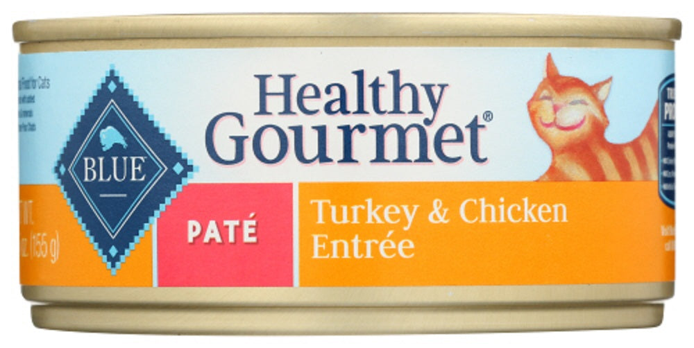 BLUE BUFFALO: Healthy Gourmet Adult Cat Food Turkey and Chicken Entrée, 5.50 oz - Vending Business Solutions