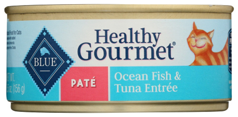 BLUE BUFFALO: Healthy Gourmet Adult Cat Food Ocean Fish and Tuna Entrée, 5.50 oz - Vending Business Solutions