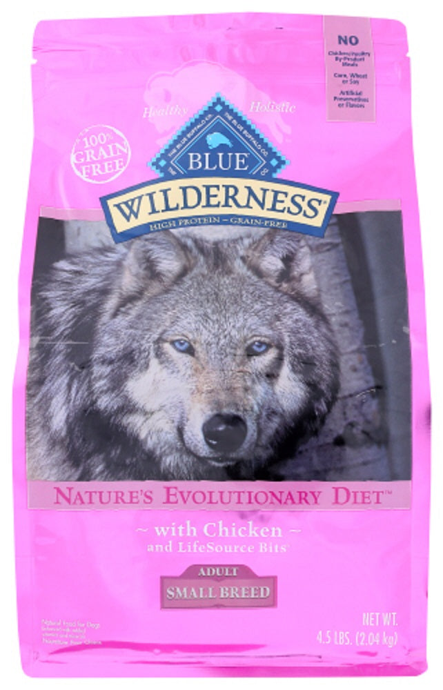 BLUE BUFFALO: Wilderness Adult Small Breed Dog Food Chicken Recipe, 4.50 lb - Vending Business Solutions